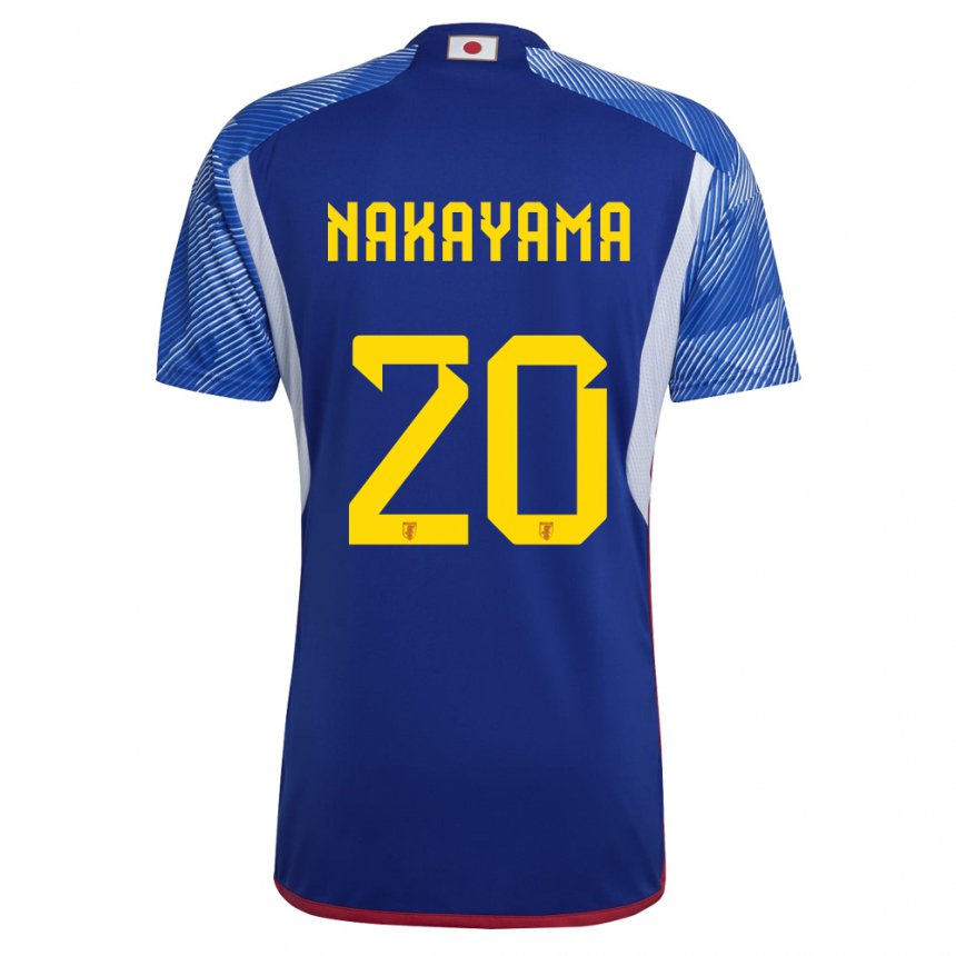 Bambino Maglia Giappone Yuta Nakayama #20 Blu Reale Kit Gara Home 22-24 Maglietta