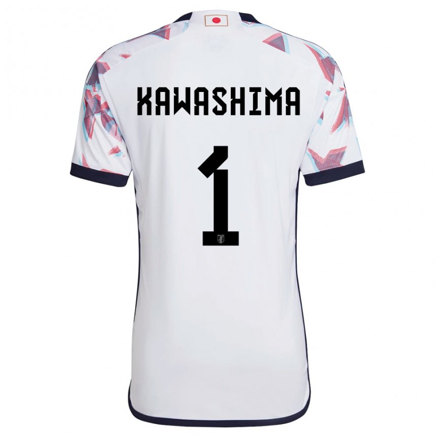 Bambino Maglia Giappone Eiji Kawashima #1 Bianco Kit Gara Away 22-24 Maglietta