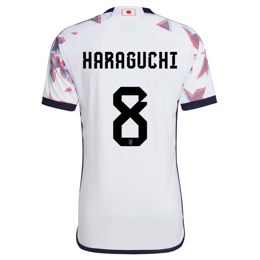 Bambino Maglia Giappone Genki Haraguchi #8 Bianco Kit Gara Away 22-24 Maglietta