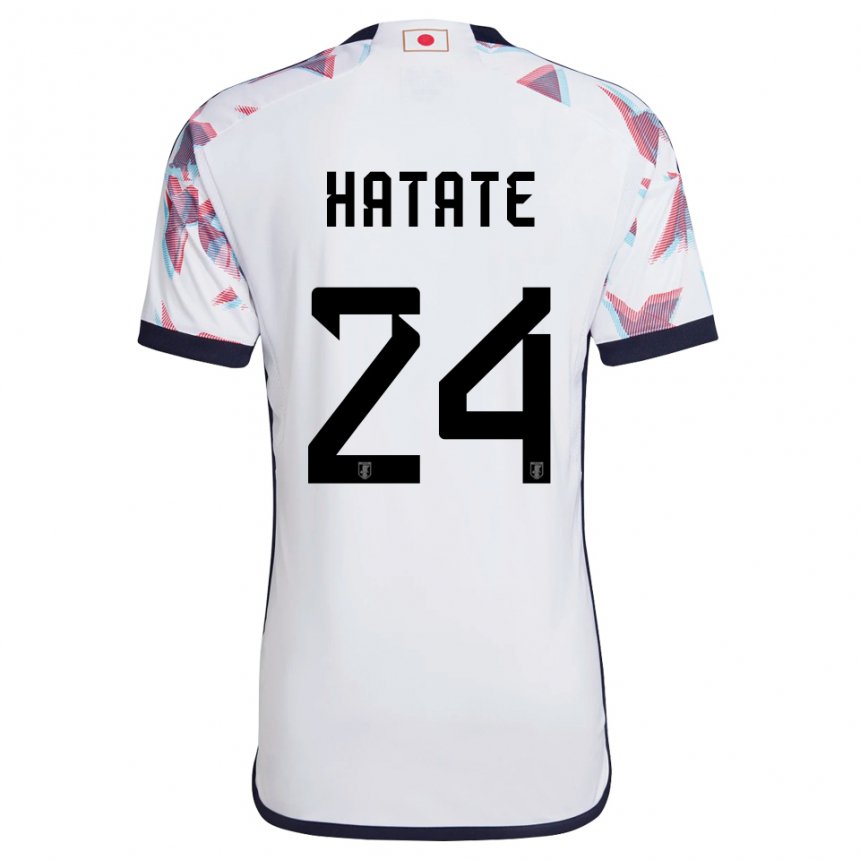 Uomo Maglia Giappone Reo Hatate #24 Bianco Kit Gara Away 22-24 Maglietta