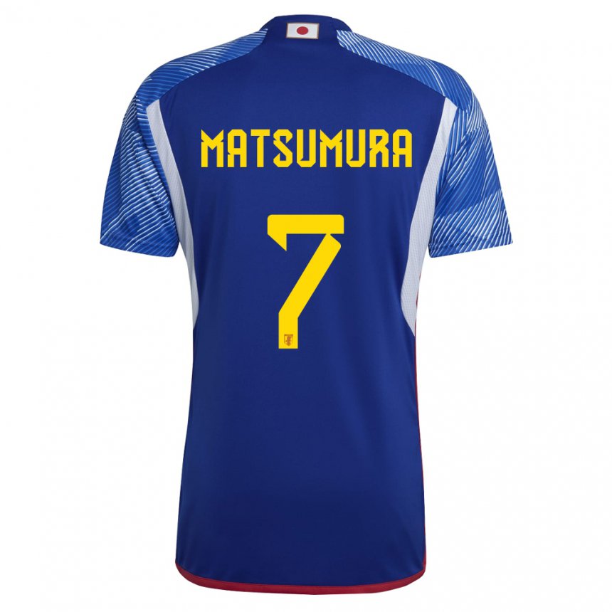 Bambino Maglia Giappone Kosuke Matsumura #7 Blu Reale Kit Gara Home 22-24 Maglietta