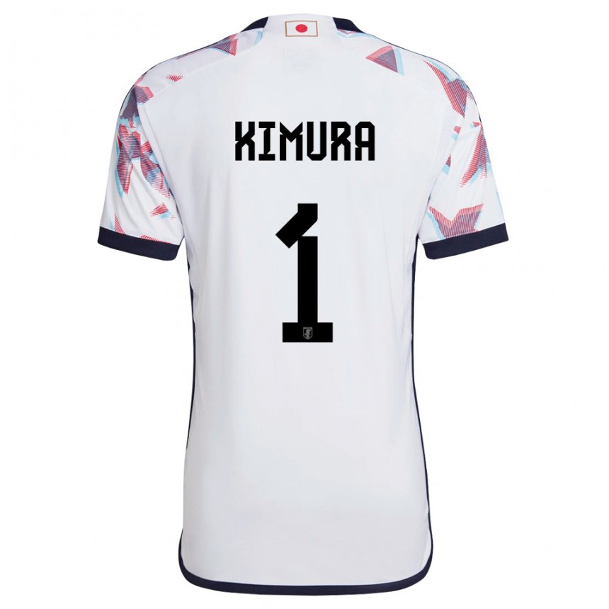 Bambino Maglia Giappone Ryoya Kimura #1 Bianco Kit Gara Away 22-24 Maglietta