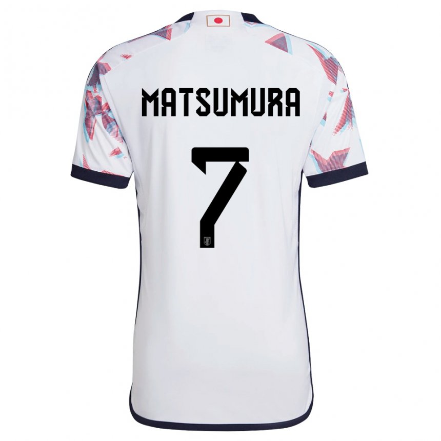 Bambino Maglia Giappone Kosuke Matsumura #7 Bianco Kit Gara Away 22-24 Maglietta