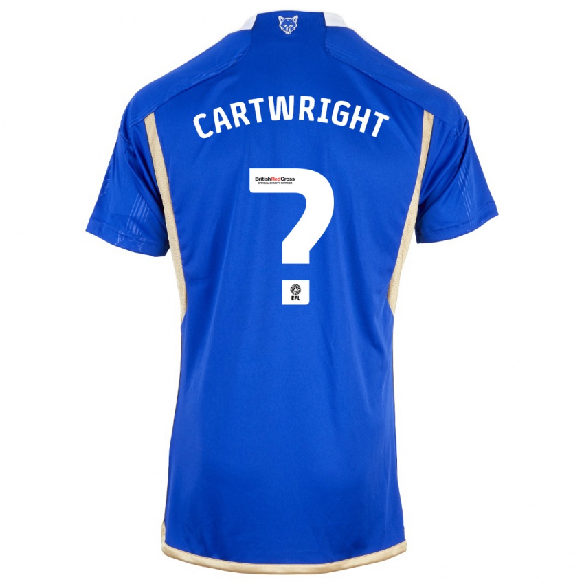 Bambino Maglia Henry Cartwright #0 Blu Kit Gara Home 2023/24 Maglietta