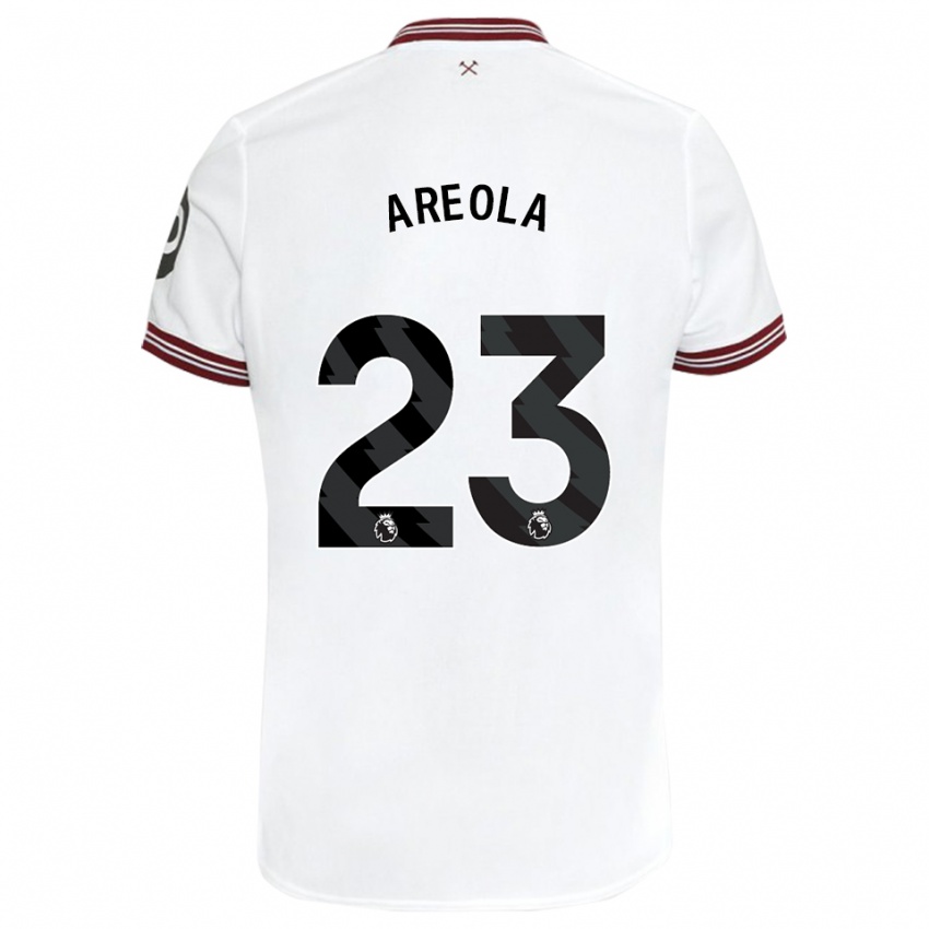 Bambino Maglia Alphonse Areola #23 Bianco Kit Gara Away 2023/24 Maglietta
