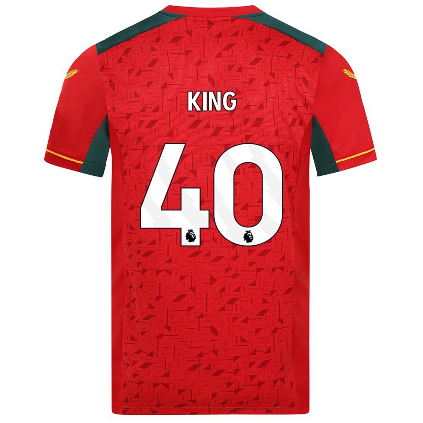 Bambino Maglia Tom King #40 Rosso Kit Gara Away 2023/24 Maglietta