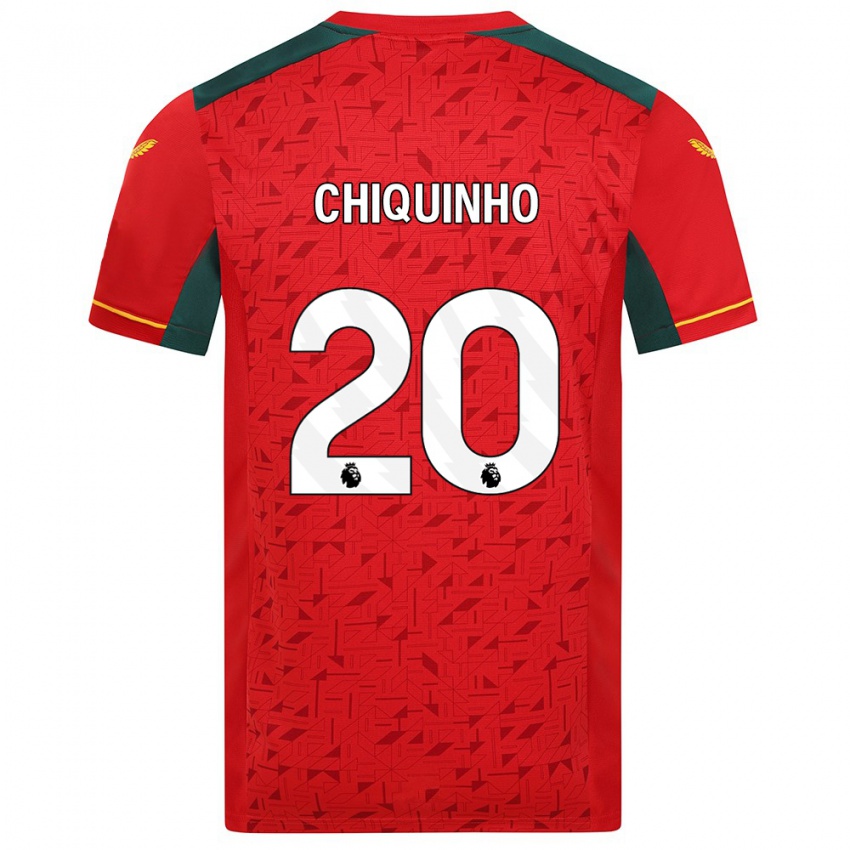 Bambino Maglia Chiquinho #20 Rosso Kit Gara Away 2023/24 Maglietta