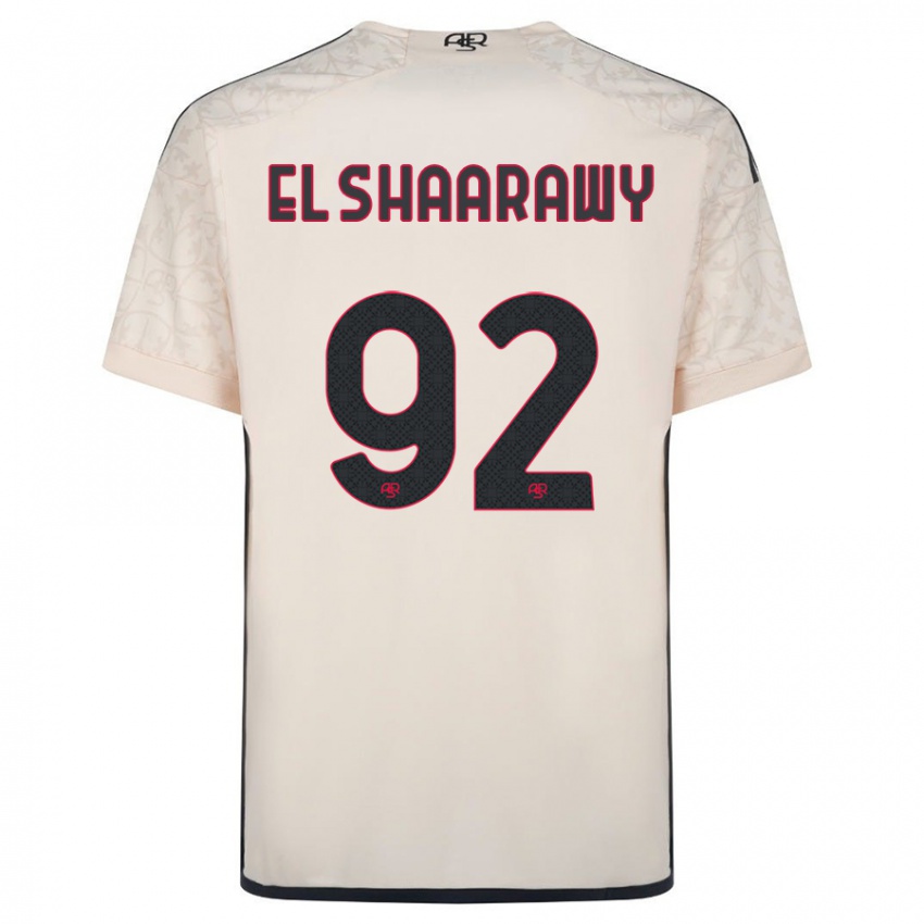 Bambino Maglia Stephan El Shaarawy #92 Bianco Blu Kit Gara Away 2023/24 Maglietta