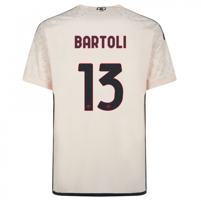 Bambino Maglia Elisa Bartoli #13 Bianco Blu Kit Gara Away 2023/24 Maglietta