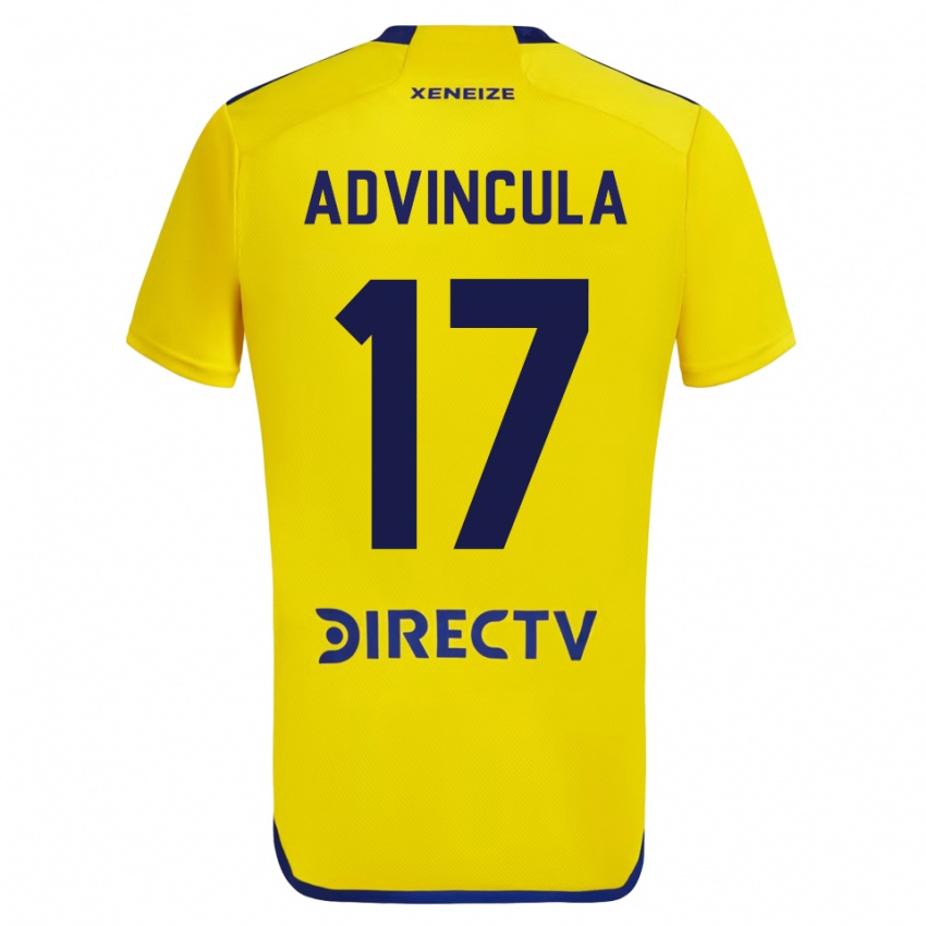 Bambino Maglia Luis Advincula #17 Giallo Kit Gara Away 2023/24 Maglietta
