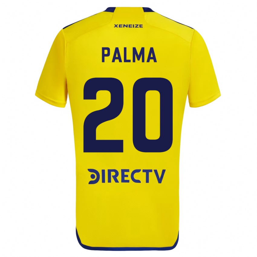 Bambino Maglia Lucas Palma #20 Giallo Kit Gara Away 2023/24 Maglietta