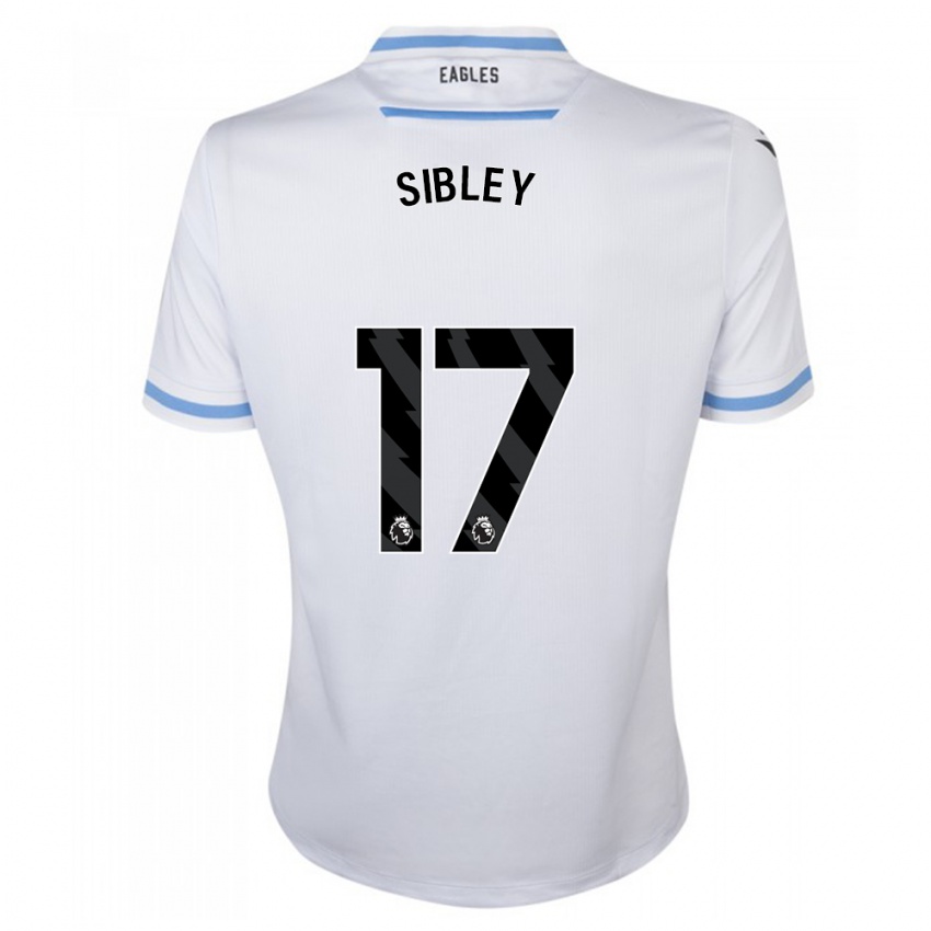 Uomo Maglia Isabella Sibley #17 Bianco Kit Gara Away 2023/24 Maglietta