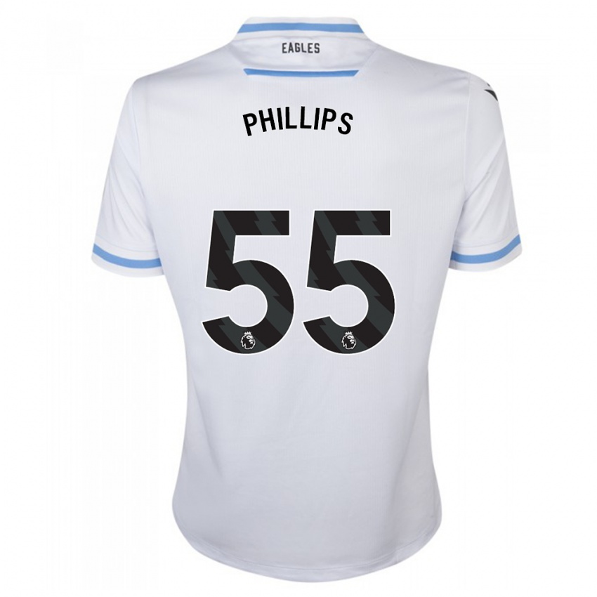 Uomo Maglia Killian Phillips #55 Bianco Kit Gara Away 2023/24 Maglietta