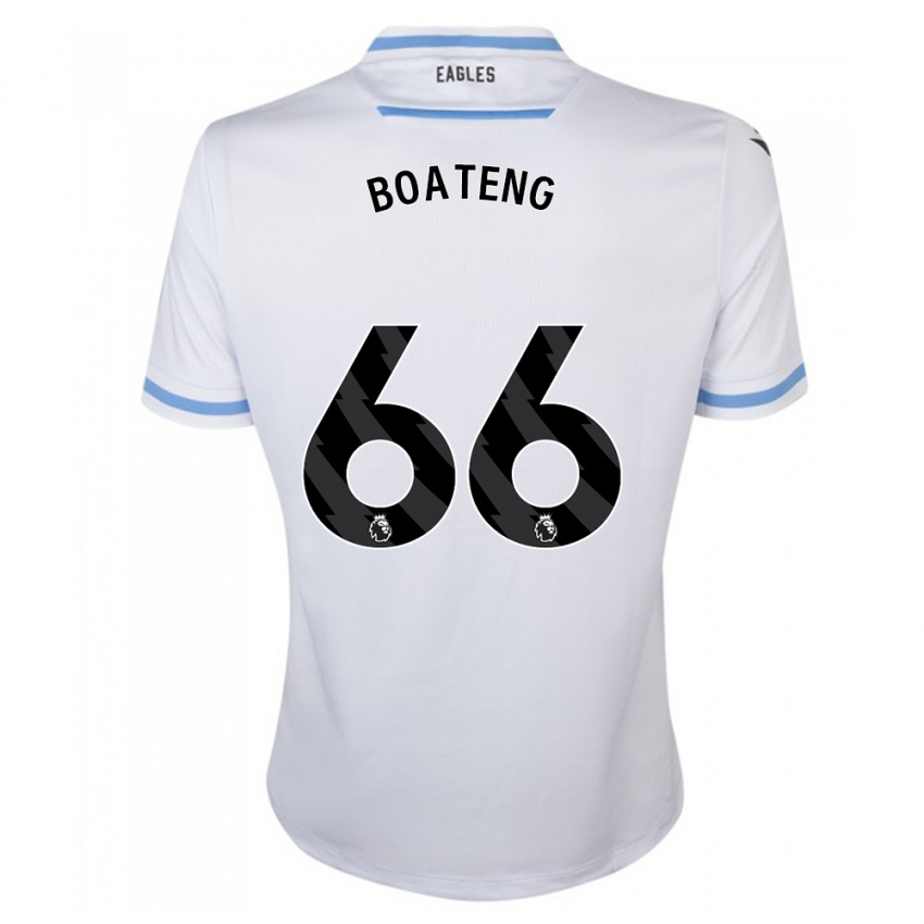 Uomo Maglia David Boateng #66 Bianco Kit Gara Away 2023/24 Maglietta