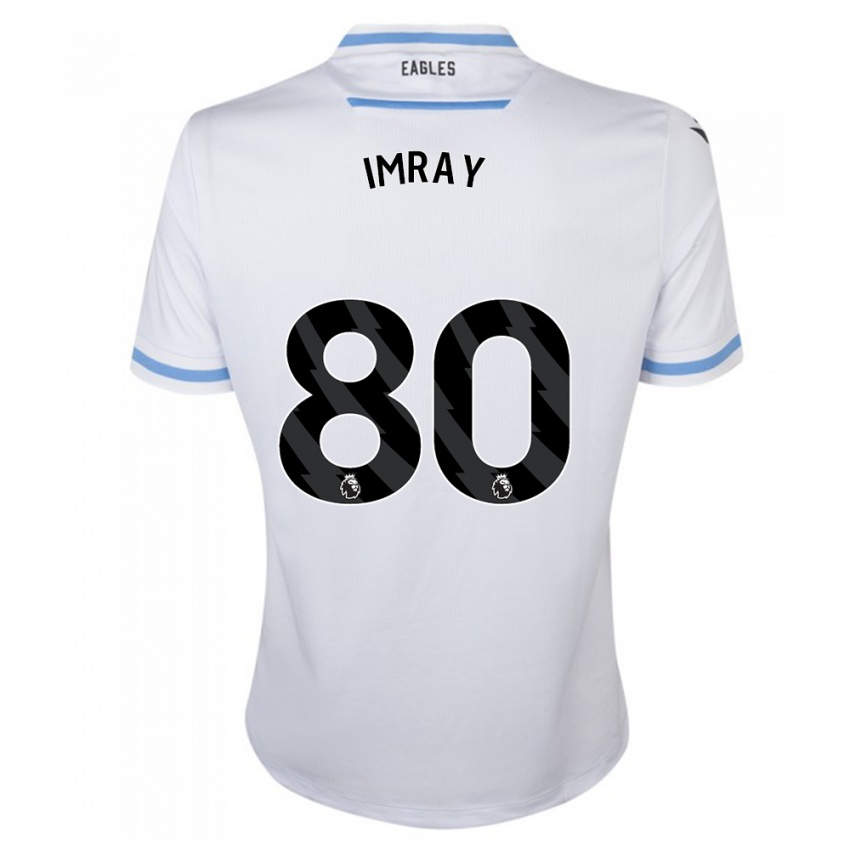 Uomo Maglia Danny Imray #80 Bianco Kit Gara Away 2023/24 Maglietta