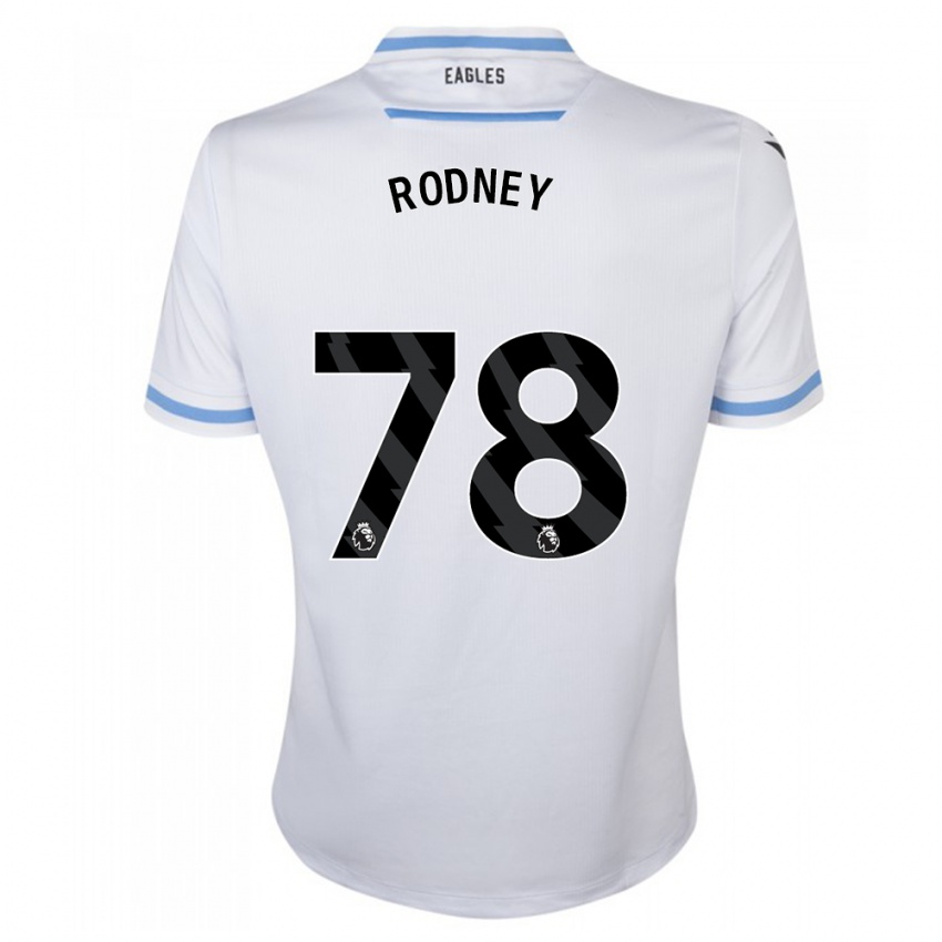 Uomo Maglia Kaden Rodney #78 Bianco Kit Gara Away 2023/24 Maglietta