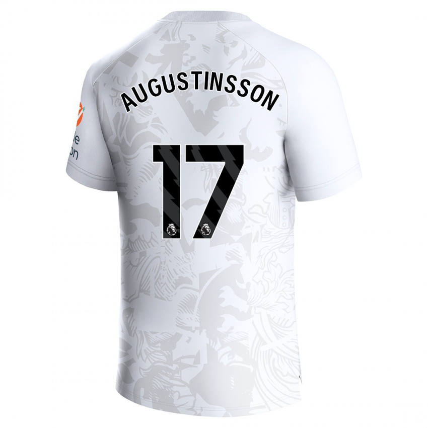 Uomo Maglia Ludwig Augustinsson #17 Bianco Kit Gara Away 2023/24 Maglietta