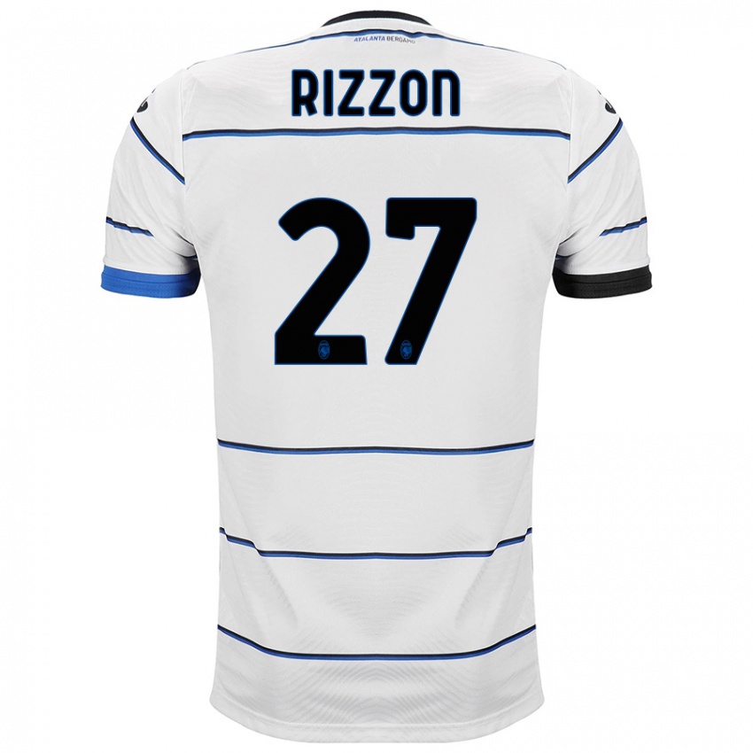 Uomo Maglia Giulia Rizzon #27 Bianco Kit Gara Away 2023/24 Maglietta