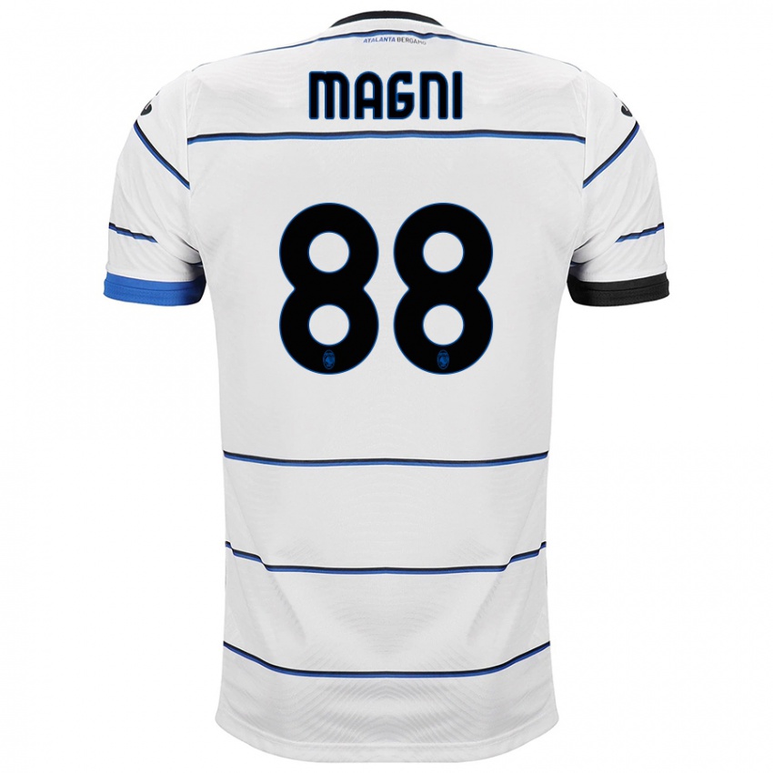 Uomo Maglia Gloria Magni #88 Bianco Kit Gara Away 2023/24 Maglietta
