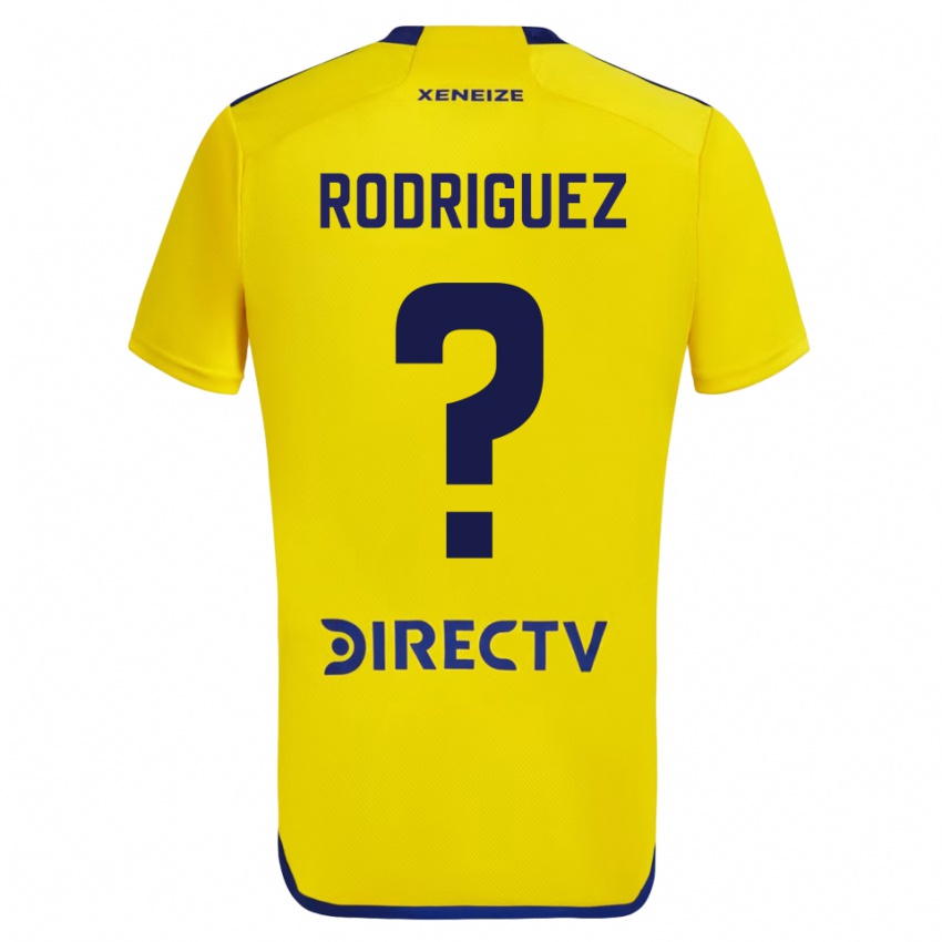 Uomo Maglia Román Rodríguez #0 Giallo Kit Gara Away 2023/24 Maglietta