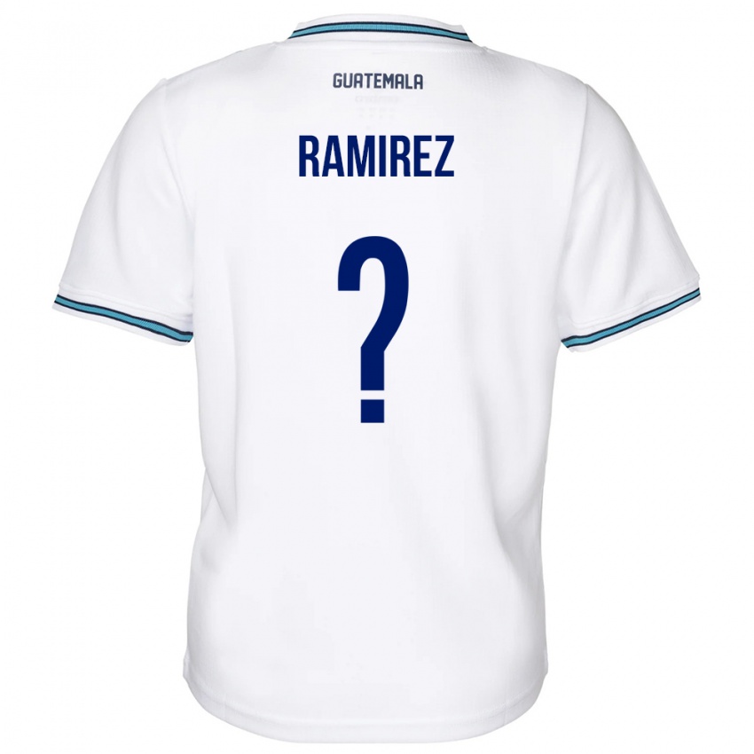 Uomo Maglia Guatemala Nelson Ramirez #0 Bianco Kit Gara Home 24-26 Maglietta