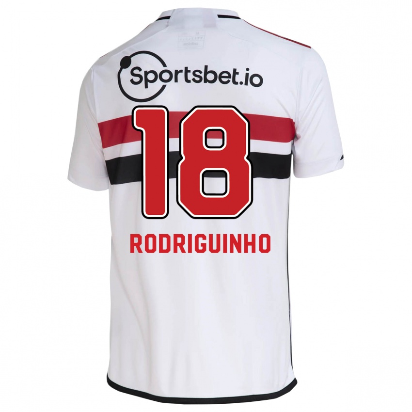 Bambino Maglia Rodriguinho #18 Bianco Kit Gara Home 2023/24 Maglietta
