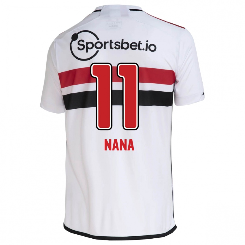 Bambino Maglia Nana #11 Bianco Kit Gara Home 2023/24 Maglietta