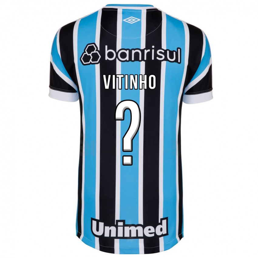 Bambino Maglia Vitinho #0 Blu Kit Gara Home 2023/24 Maglietta