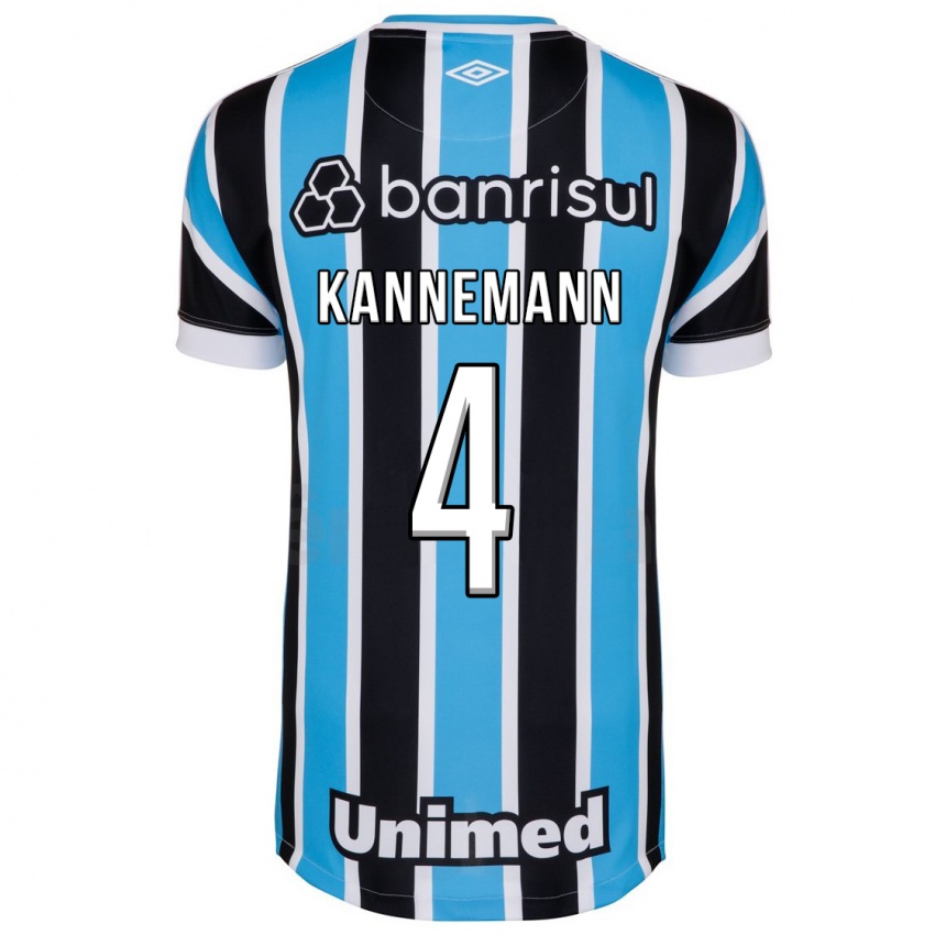 Bambino Maglia Walter Kannemann #4 Blu Kit Gara Home 2023/24 Maglietta