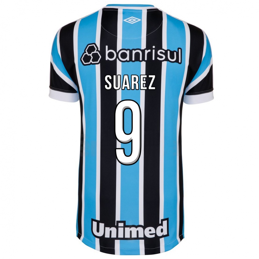 Bambino Maglia Luis Suárez #9 Blu Kit Gara Home 2023/24 Maglietta