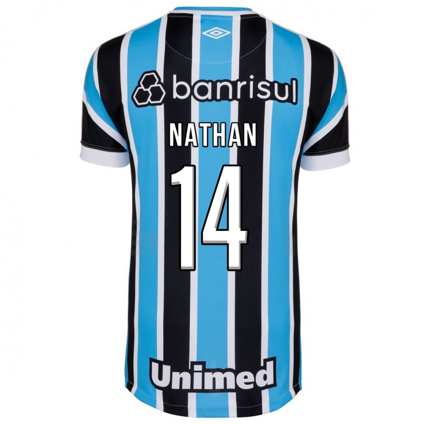 Bambino Maglia Nathan #14 Blu Kit Gara Home 2023/24 Maglietta