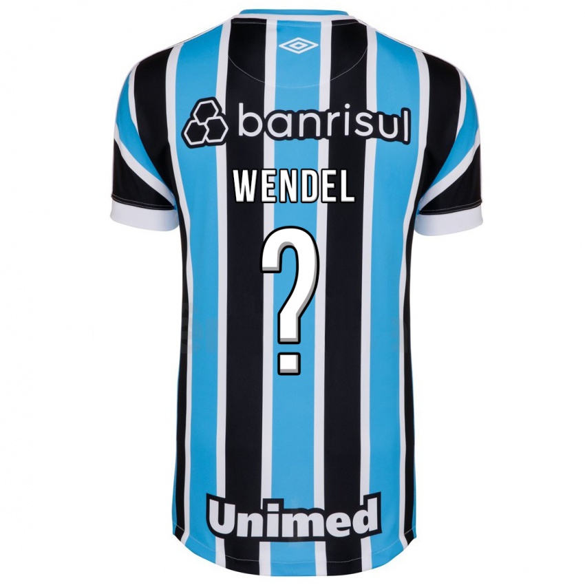 Bambino Maglia Wendel #0 Blu Kit Gara Home 2023/24 Maglietta