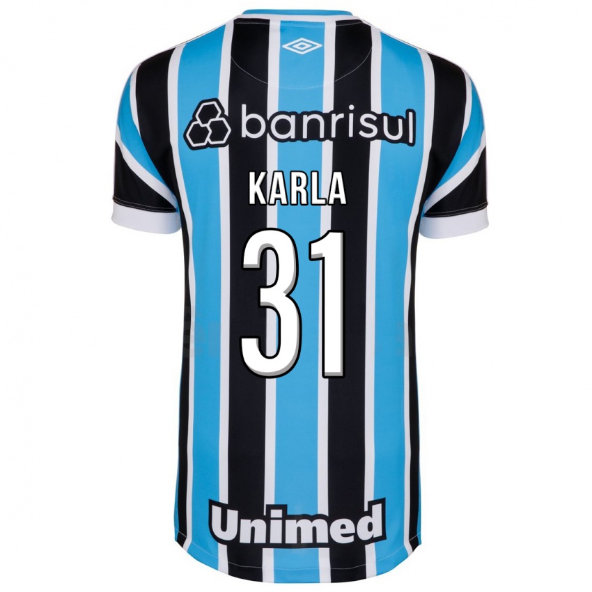 Bambino Maglia Emmily Karla #31 Blu Kit Gara Home 2023/24 Maglietta