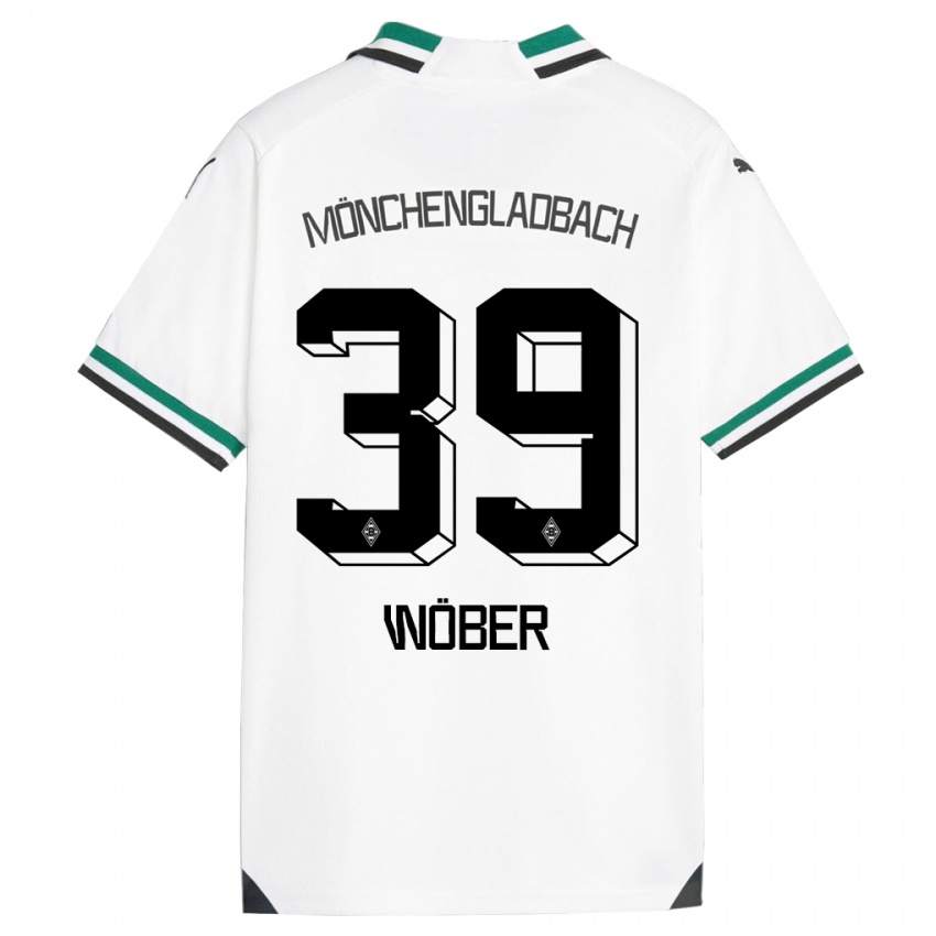Bambino Maglia Maximilian Wöber #39 Bianco Verde Kit Gara Home 2023/24 Maglietta