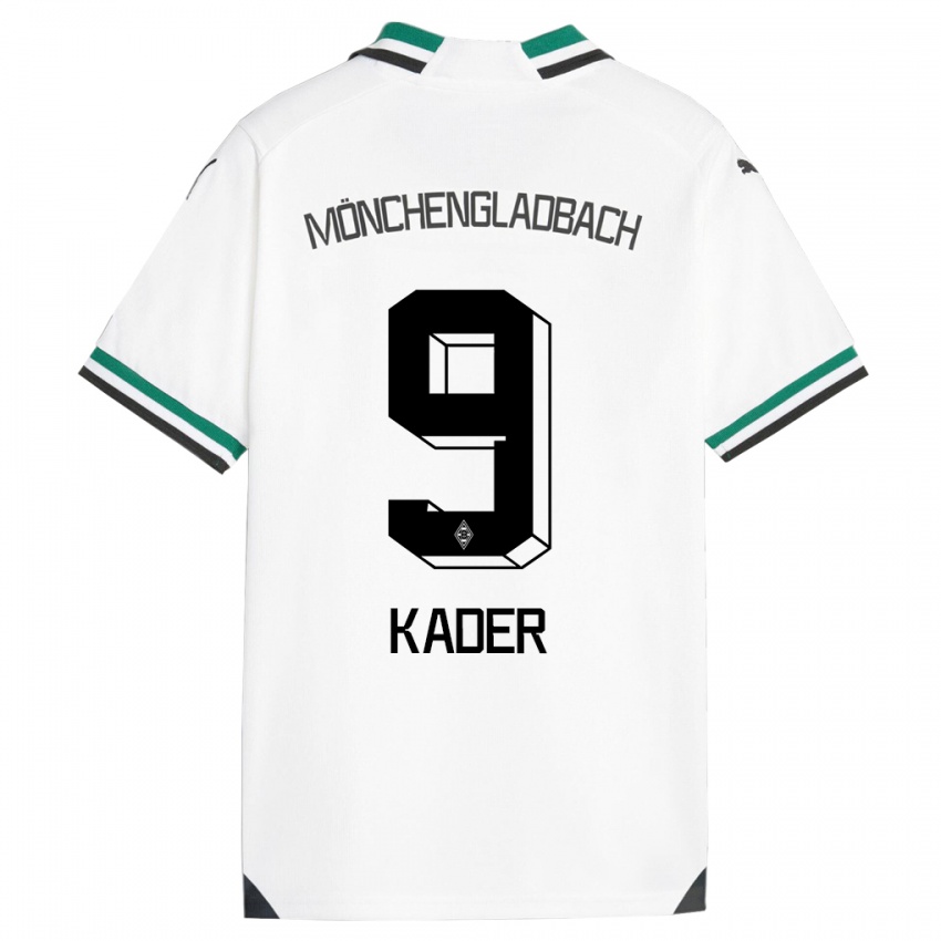 Bambino Maglia Cagatay Kader #9 Bianco Verde Kit Gara Home 2023/24 Maglietta