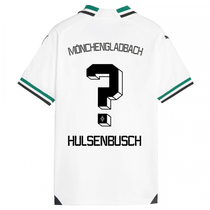 Bambino Maglia Daniel Hülsenbusch #0 Bianco Verde Kit Gara Home 2023/24 Maglietta