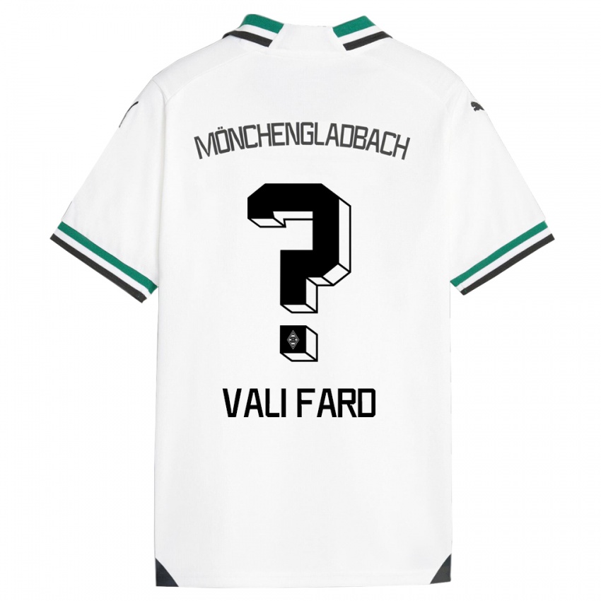 Bambino Maglia Elias Vali Fard #0 Bianco Verde Kit Gara Home 2023/24 Maglietta