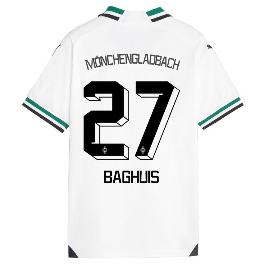 Bambino Maglia Chantal Baghuis #27 Bianco Verde Kit Gara Home 2023/24 Maglietta