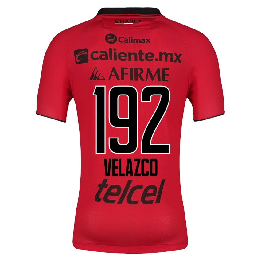 Bambino Maglia Emiliano Velazco #192 Rosso Kit Gara Home 2023/24 Maglietta