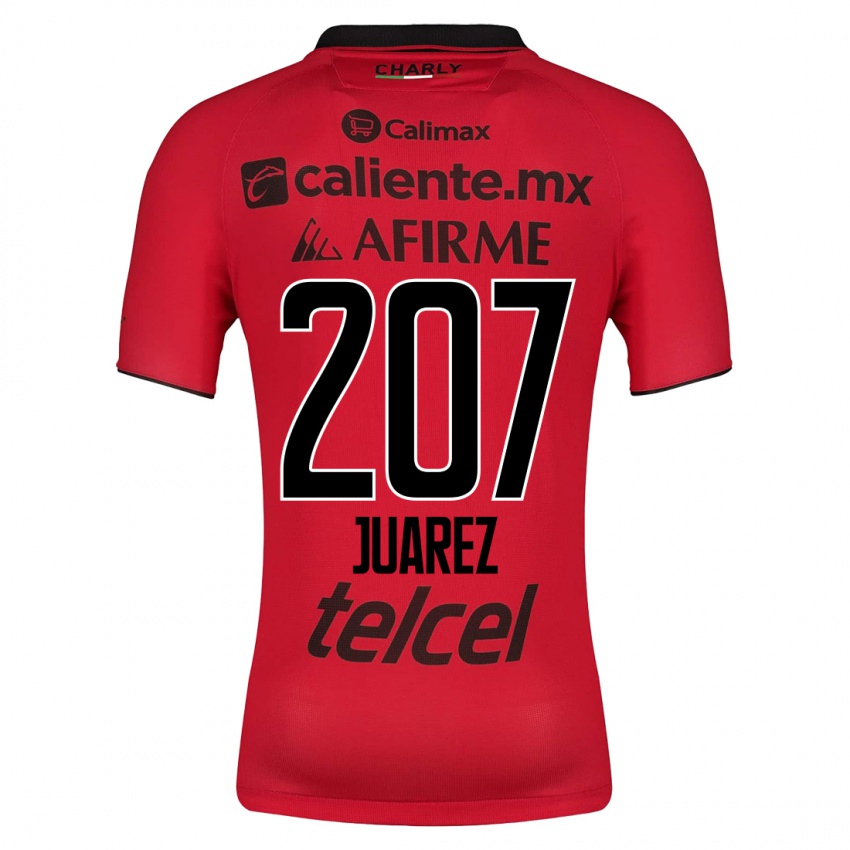 Bambino Maglia José Juárez #207 Rosso Kit Gara Home 2023/24 Maglietta