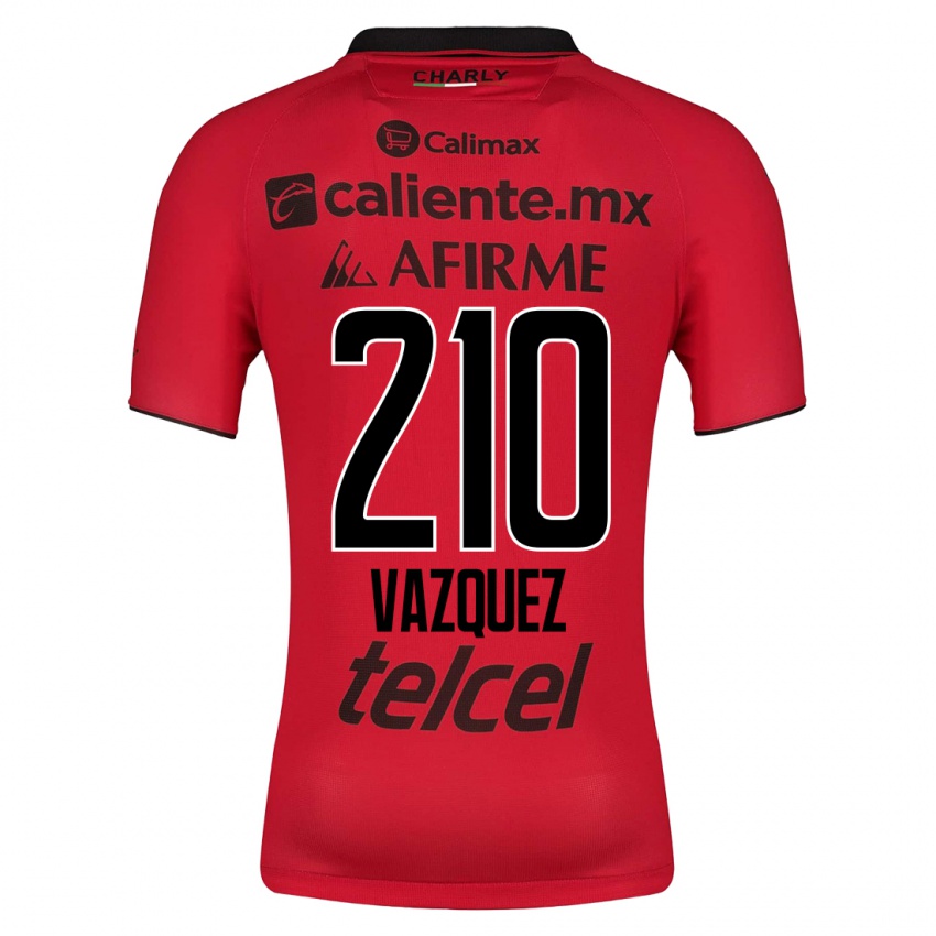 Bambino Maglia Daniel Vázquez #210 Rosso Kit Gara Home 2023/24 Maglietta