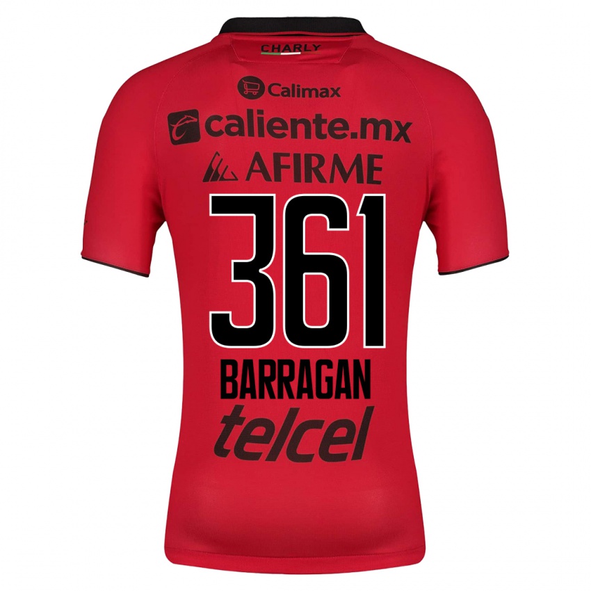 Bambino Maglia Jesús Barragán #361 Rosso Kit Gara Home 2023/24 Maglietta