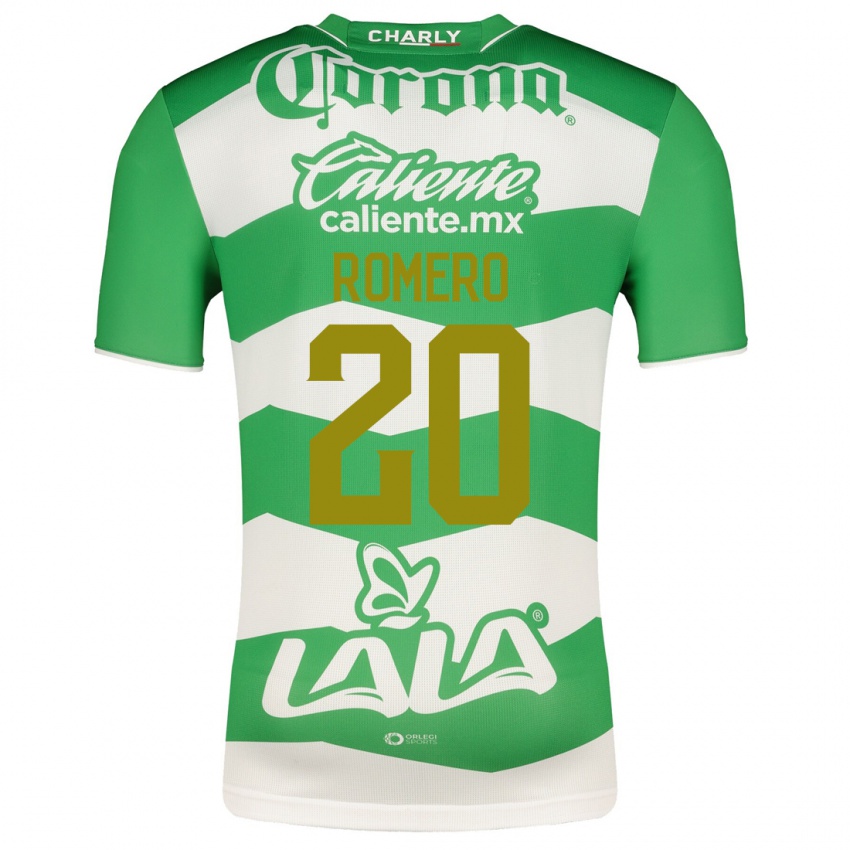 Bambino Maglia Lia Romero #20 Verde Kit Gara Home 2023/24 Maglietta