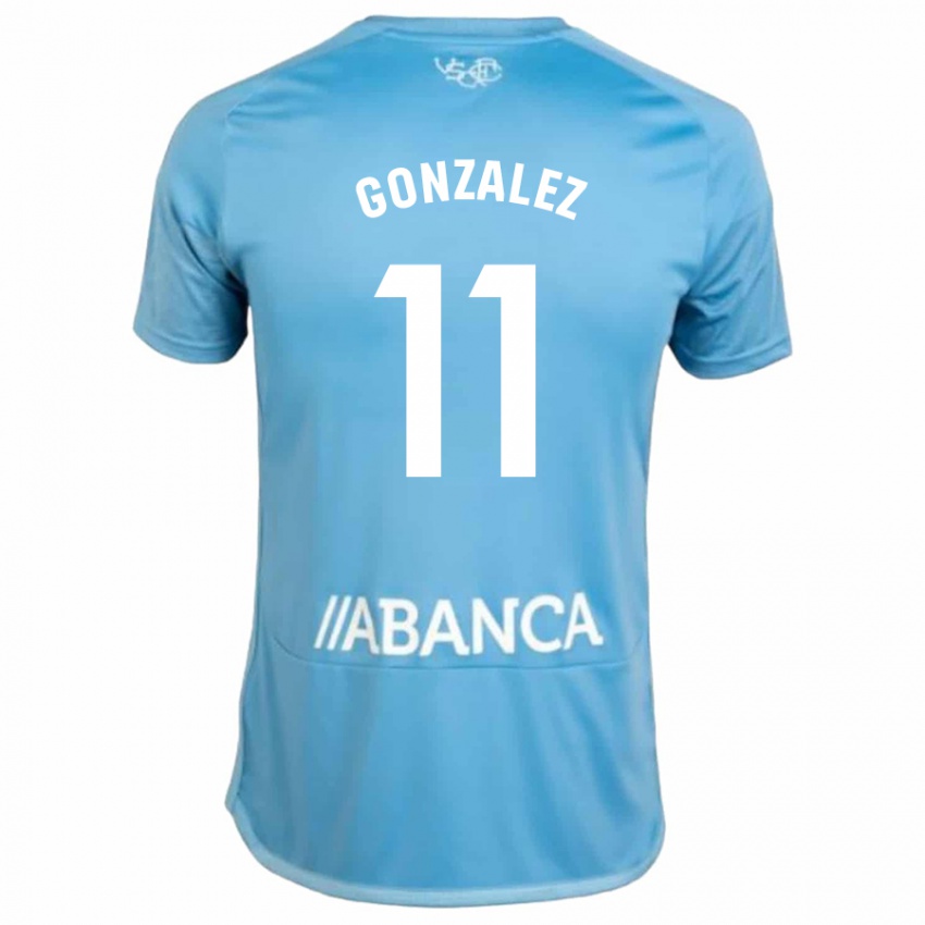 Bambino Maglia Alfon González #11 Blu Kit Gara Home 2023/24 Maglietta