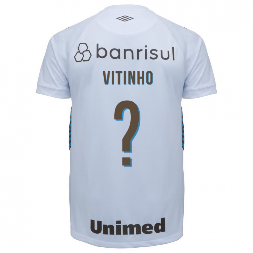 Bambino Maglia Vitinho #0 Bianco Kit Gara Away 2023/24 Maglietta