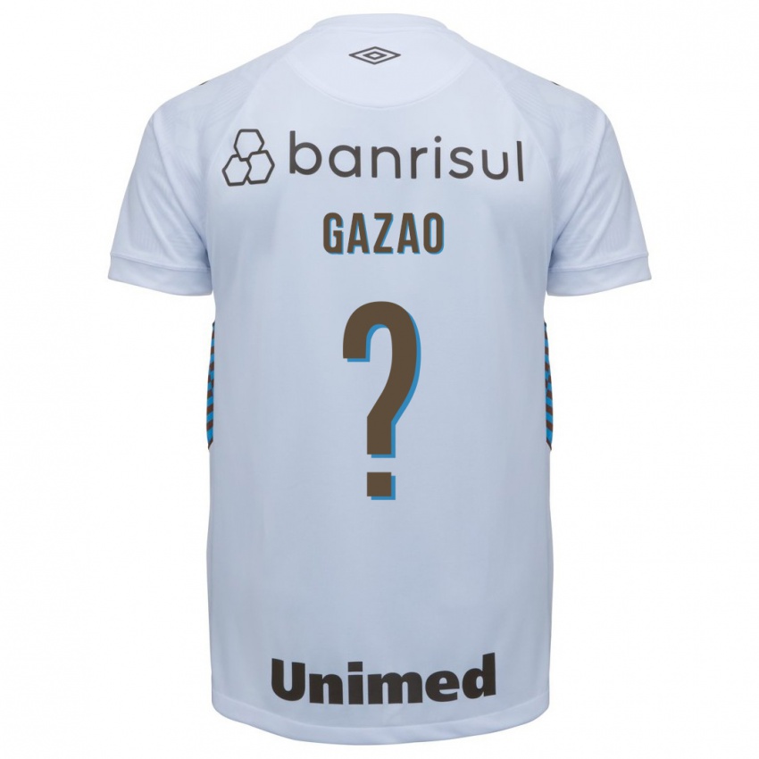 Bambino Maglia Gazão #0 Bianco Kit Gara Away 2023/24 Maglietta