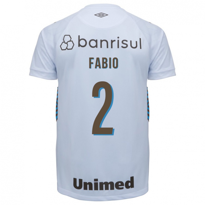 Bambino Maglia Fábio #2 Bianco Kit Gara Away 2023/24 Maglietta