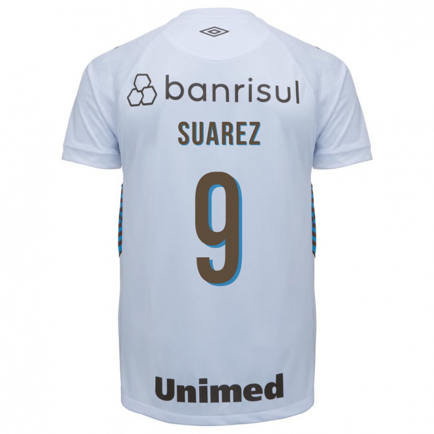 Bambino Maglia Luis Suárez #9 Bianco Kit Gara Away 2023/24 Maglietta