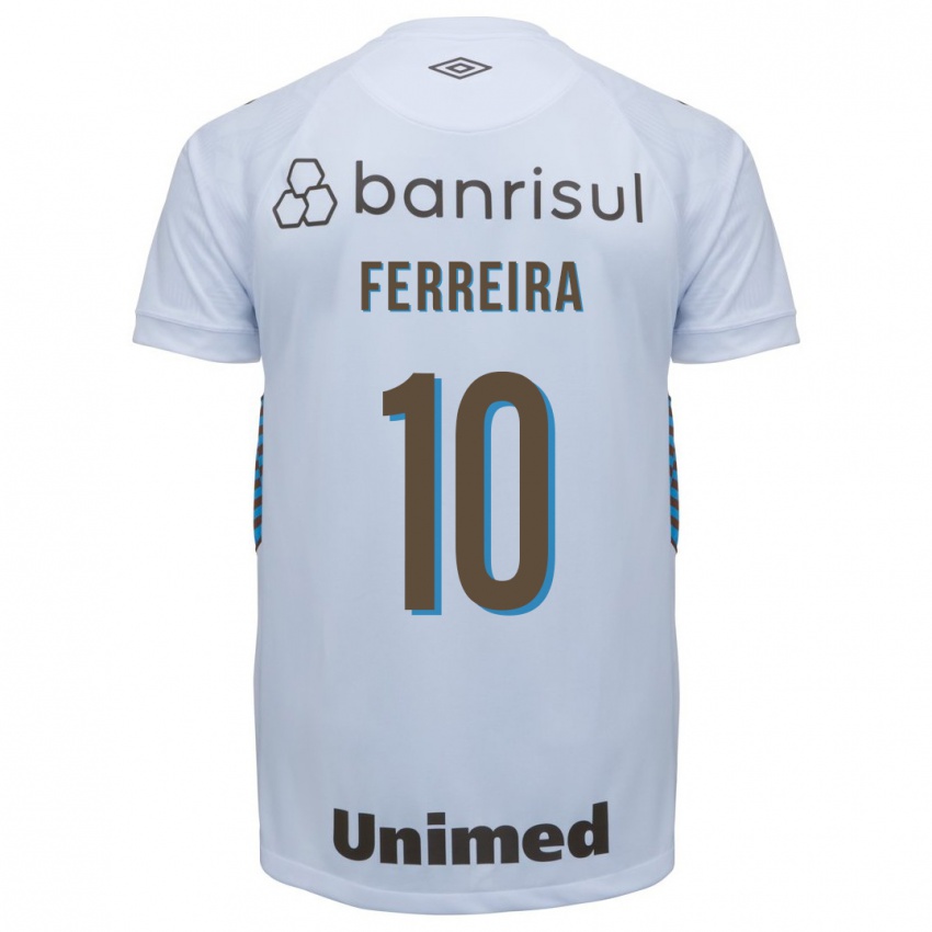 Bambino Maglia Ferreira #10 Bianco Kit Gara Away 2023/24 Maglietta