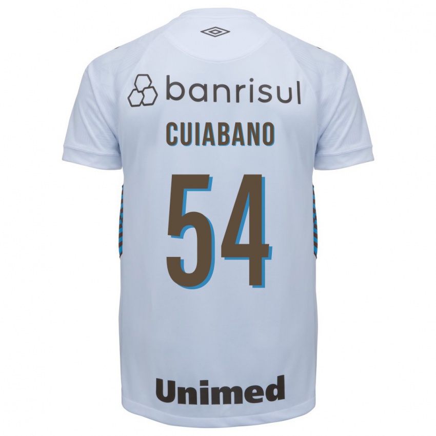 Bambino Maglia Cuiabano #54 Bianco Kit Gara Away 2023/24 Maglietta